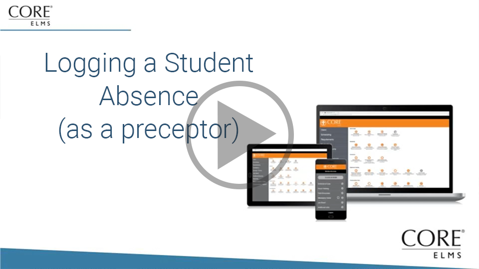 How to Log a Student Absence